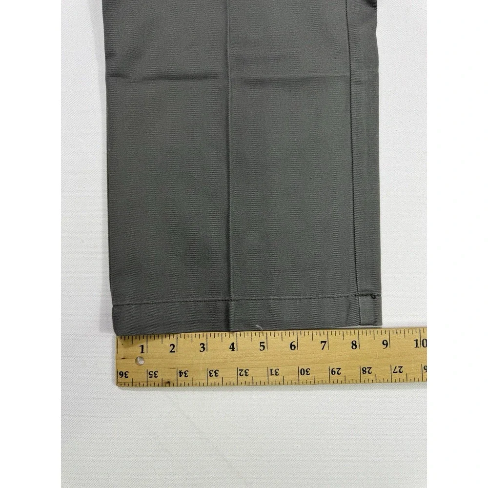 Dockers Classic Fit Flat Front Pants Men's 36x30 (36x29) Grey NWT Office Casual